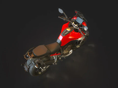 Mod&egrave;le de base DucatiMultistradaV4S2021 Modèle 3D