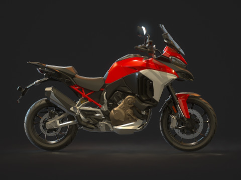 Base model DucatiMultistradaV4S2021 3D Model