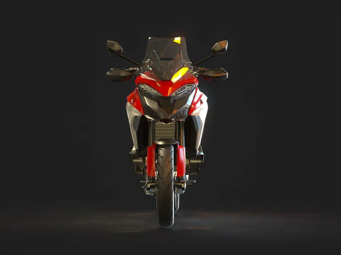 Mod&egrave;le de base DucatiMultistradaV4S2021 Modèle 3D