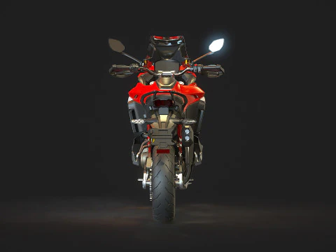 Mod&egrave;le de base DucatiMultistradaV4S2021 Modèle 3D