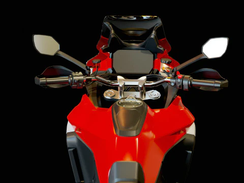 Mod&egrave;le de base DucatiMultistradaV4S2021 Modèle 3D