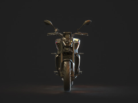 Base model Yamaha MT 09 2021 Model 3D