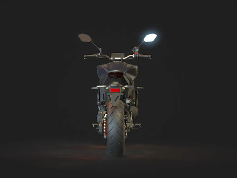 Base model Yamaha MT 09 2021 3D Model