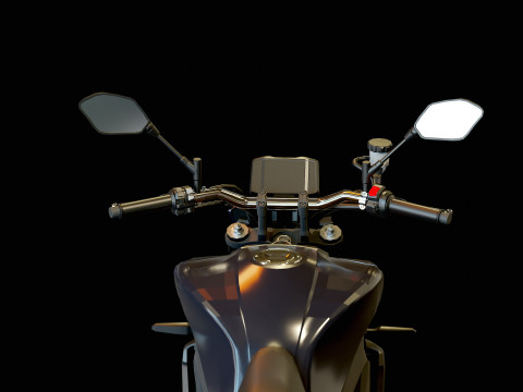 Base model Yamaha MT 09 2021 Model 3D