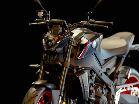 Base model Yamaha MT 09 2021 Model 3D