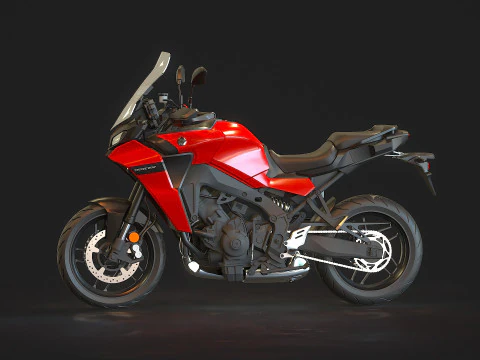 Base model Yamaha Tracer 9 2021 3D Model