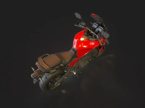 Base model Yamaha Tracer 9 2021 3D Model