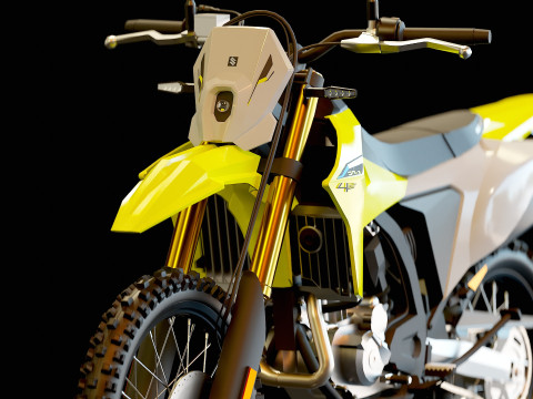 Base model Suzuki DRZ 4S 2025 3D Model