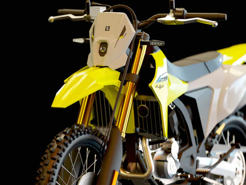 Base model Suzuki DRZ 4S 2025 3D Model