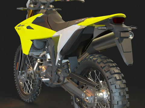 Base model Suzuki DRZ 4S 2025 3D Model