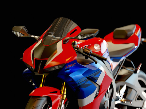 Base model Honda CBR 1000 RR 2020 3D Model