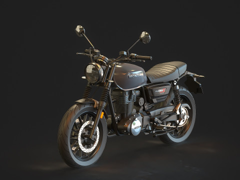 Base model Honda GB 350 2025 3D Model