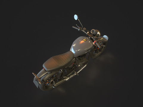 Base model Honda GB 350 2025 Modelo 3D
