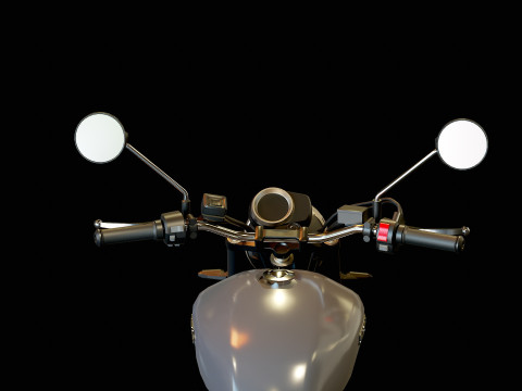 Base model Honda GB 350 2025 Modelo 3D
