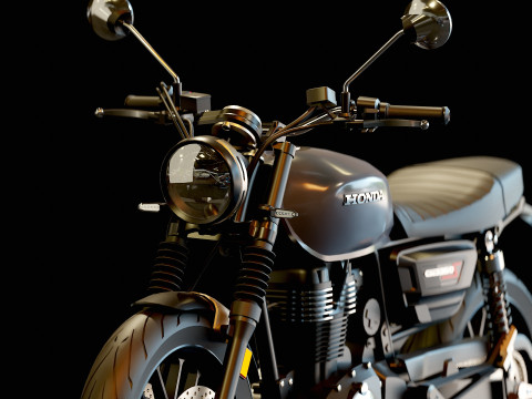 Base model Honda GB 350 2025 Modelo 3D