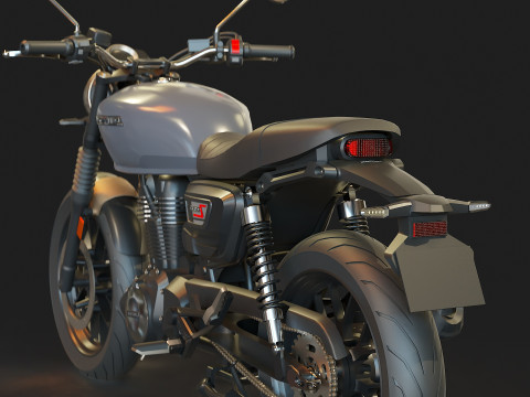 Base model Honda GB 350 2025 Modelo 3D