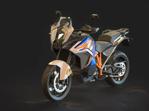 ベースモデル KTM 1290 スーパー アドベンチャー 2021 3Dモデル