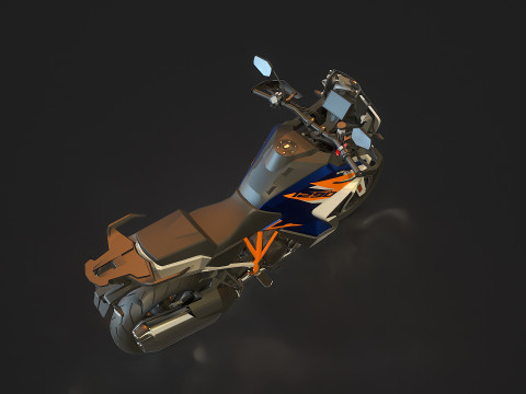 Base model KTM 1290 Super Adventure 2021 3D Модель