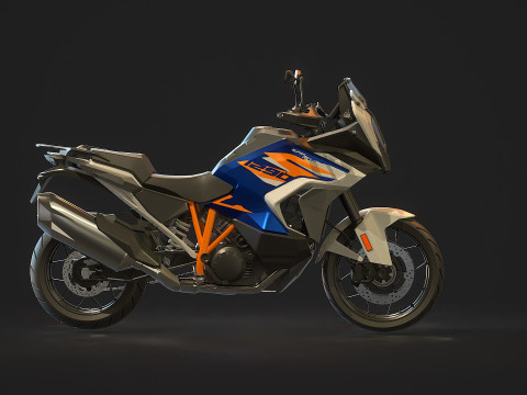 Base model KTM 1290 Super Adventure 2021 3D Модель