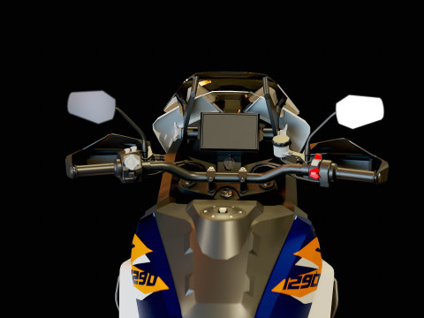 Base model KTM 1290 Super Adventure 2021 3D Модель