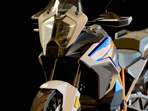 Base model KTM 1290 Super Adventure 2021 3D Модель