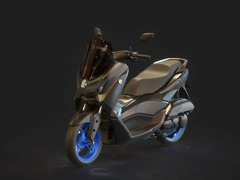 Podstawowy model Yamaha Nmax 125 2025 Model 3D