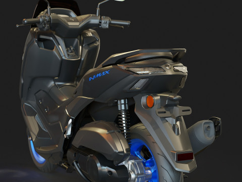 Base model Yamaha Nmax 125 2025 3D 模型