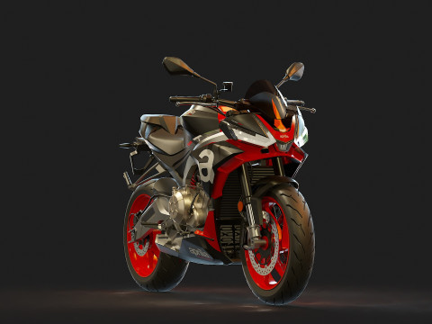 Base model Aprilia Tuono 660 2021 3D-Modell