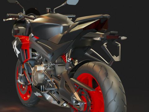 Base model Aprilia Tuono 660 2021 3D-Modell