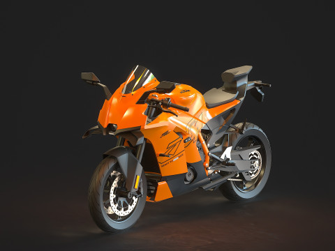 Base model KTM 990RC 2025 Modèle 3D