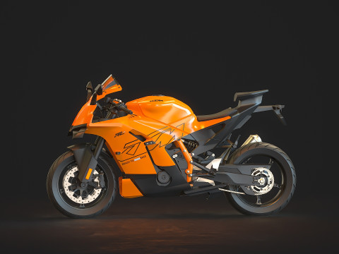 Base model KTM 990RC 2025 3D 模型