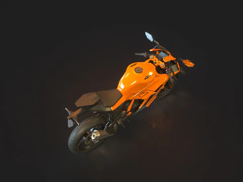 Base model KTM 990RC 2025 3D Model
