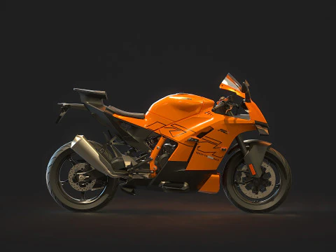 Base model KTM 990RC 2025 3D Model
