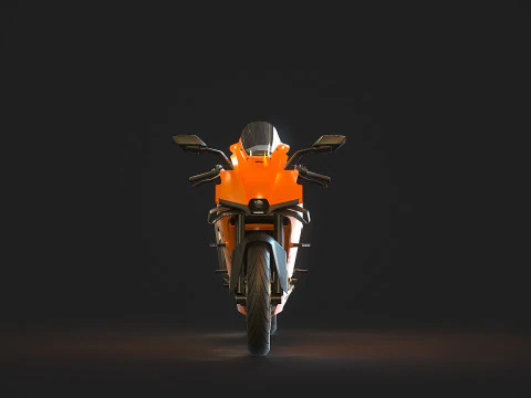 Base model KTM 990RC 2025 3D Model