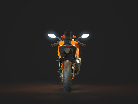 Base model KTM 990RC 2025 3D 模型