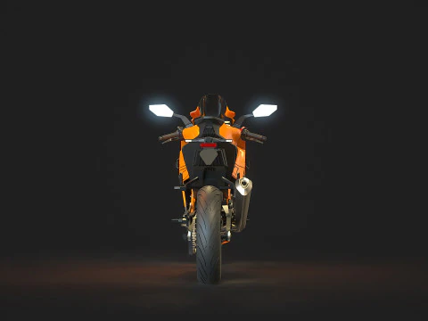 Base model KTM 990RC 2025 3D Model