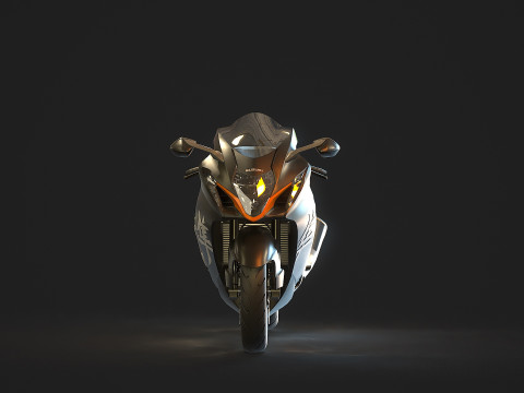 Base model Suzuki Hayabusa 2022 3D Model