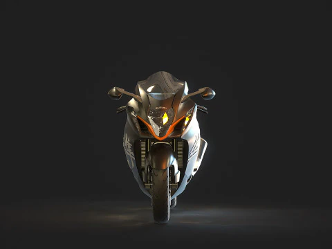 Base model Suzuki Hayabusa 2022 3D Model