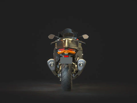 Base model Suzuki Hayabusa 2022 3D Model