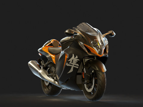 Base model Suzuki Hayabusa 2022 3D Model