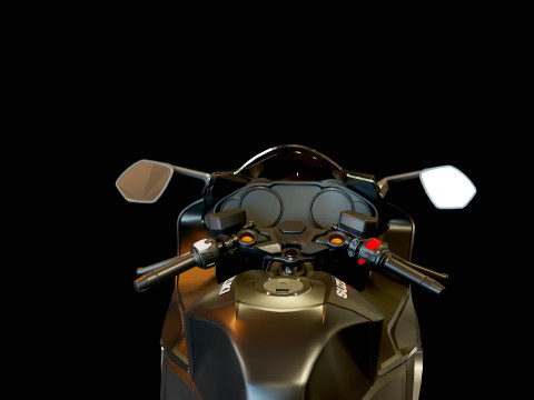 Base model Suzuki Hayabusa 2022 3D Model