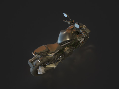 Base model Kawasaki Z H2 2021 3D-Modell
