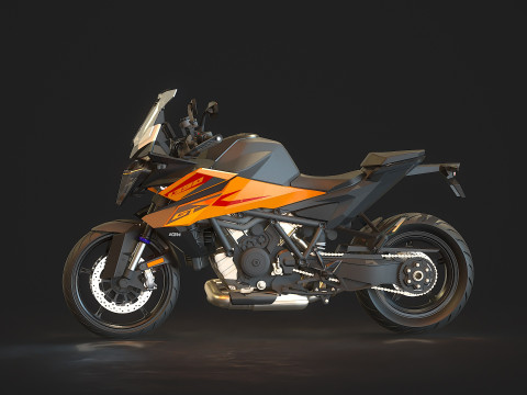 Base model KTM 1390 Super Duke GT 2025 Modèle 3D