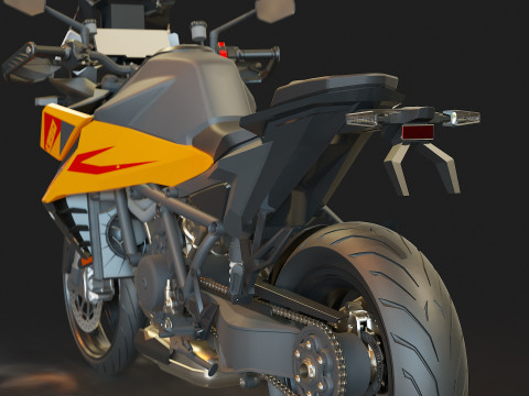 Base model KTM 1390 Super Duke GT 2025 Modèle 3D