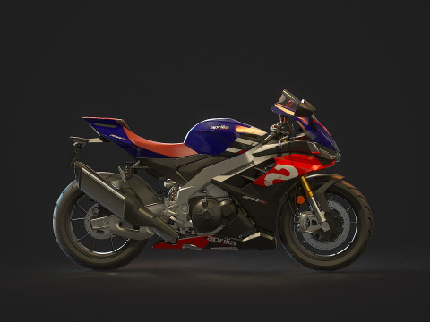 Base model Aprilia RSV 1000 2021 3D 模型