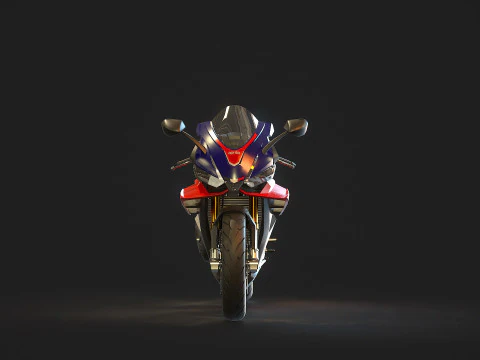 Base model Aprilia RSV 1000 2021 3D Model