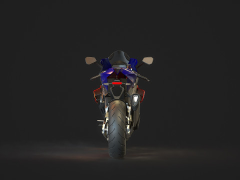 Base model Aprilia RSV 1000 2021 3D 模型