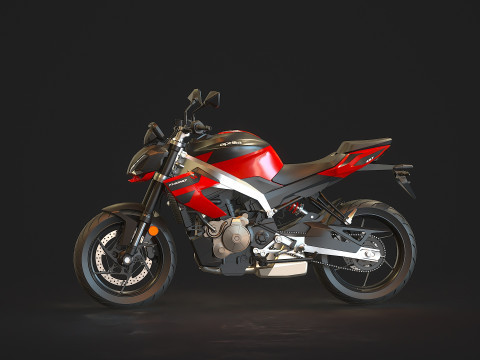 Base model Aprilia Tuono 457 2025 3D Модель