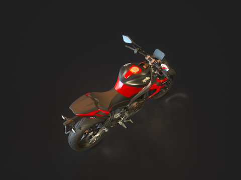 Base model Aprilia Tuono 457 2025 3D Модель