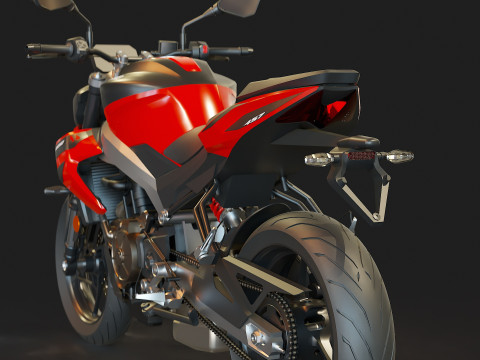 Base model Aprilia Tuono 457 2025 3D Модель